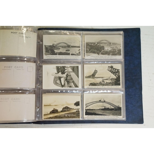 494 - Collection of early 20th century Australian / Australian-style postcards contained within two albums... 