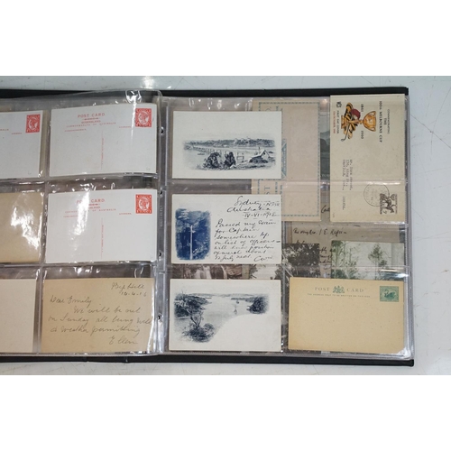 506 - Album of late 19th / early 20th century Australian postcards, many appearing to be state souvenir / ... 