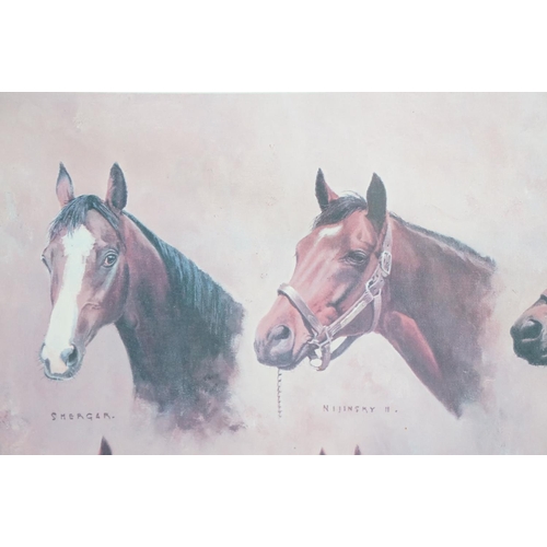 573 - Three limited edition equestrian related signed limited edition prints of horses to include 'Classic... 