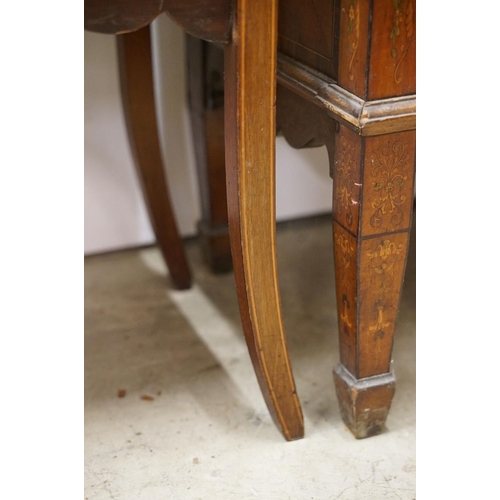 610 - Mahogany and Cross-banded Breakfront Display Cabinet or Bookcase in the Regency manner decorated wit... 