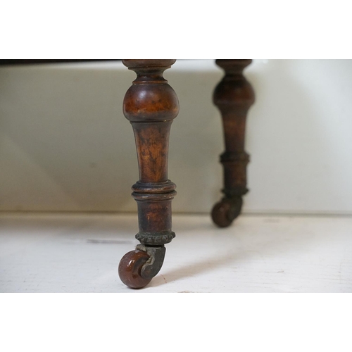 616 - 19th century Bow Front Mahogany Kneehole Desk or Dressing Chest with an arrangement of nine drawers ... 