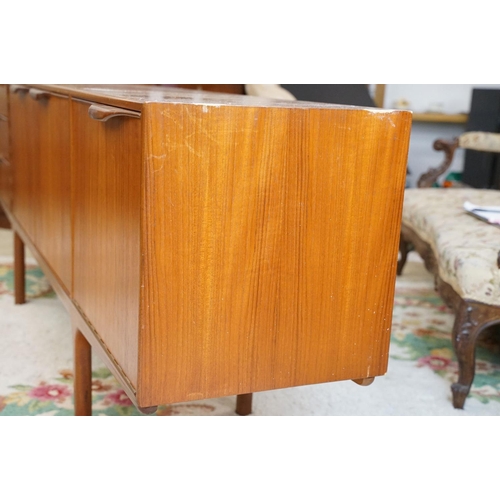 623 - Mid century Retro ' A.H. McIntosh & Co Ltd ' Teak Sideboard comprising Three Cupboard Doors and Thre... 