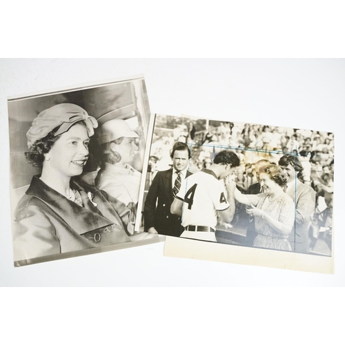 461 - A collection of approx fifty original press photographs of the British Royal family to include many ... 