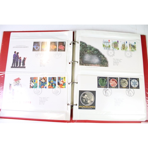 433 - Collection of first day covers across five albums and loose examples, mostly dating from the 1980s a... 