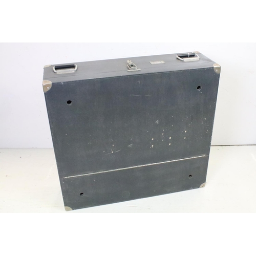 658 - Pair of RAF / Military Wooden Ammunition or Storage Boxes , each 80cm x 73cm x 25cm high