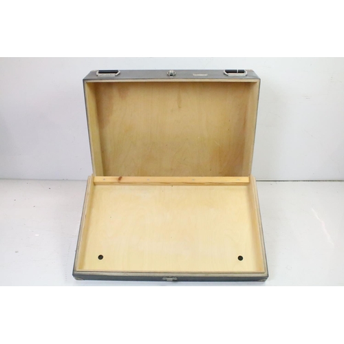 658 - Pair of RAF / Military Wooden Ammunition or Storage Boxes , each 80cm x 73cm x 25cm high