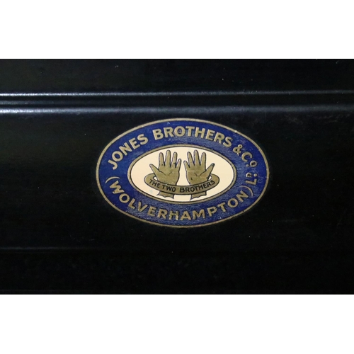 666 - Military Tin Trunk, 24cm high x 69cm wide