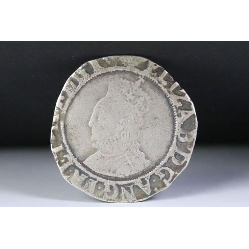 173 - Two British hammered silver coins to include a Queen Elizabeth I and a King Charles I example.