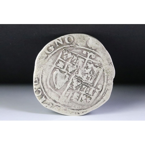 173 - Two British hammered silver coins to include a Queen Elizabeth I and a King Charles I example.