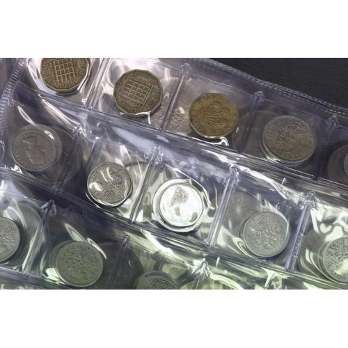 179 - A collection of mainly British pre decimal and world coins to include some silver examples contained... 