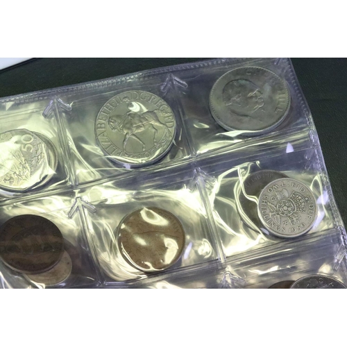 179 - A collection of mainly British pre decimal and world coins to include some silver examples contained... 