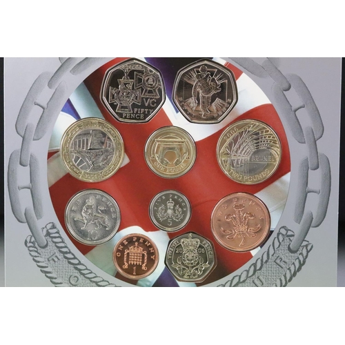 187 - A collection of three Royal Mint uncirculated coin year sets to include 1983, 2006 and 2017 examples... 