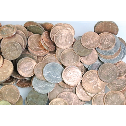 203 - A very large collection of mainly british pre decimal coins together with some decimal examples and ... 