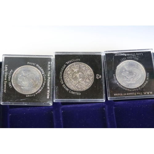 9 - A small collection of mainly British pre decimal coins to include silver examples together with comm... 