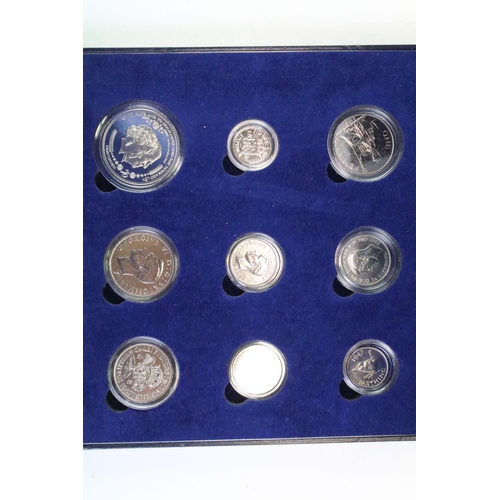 97 - A collection of mixed proof collectors coins and coin sets to include The Royal Wedding collection, ... 