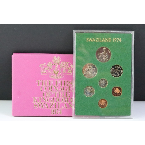 247 - A collection of Royal Mint coin sets to include five year sets and three crown sets together with tw... 