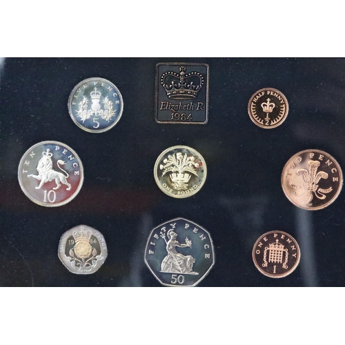 268 - A collection of six Royal Mint annual proof coin year sets to include 1983, 1984, 1990, 1991, 1992 a... 