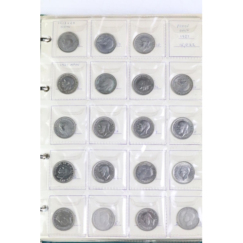 287 - A collection of British pre decimal Threepence and shilling coins to include a good selection of Kin... 