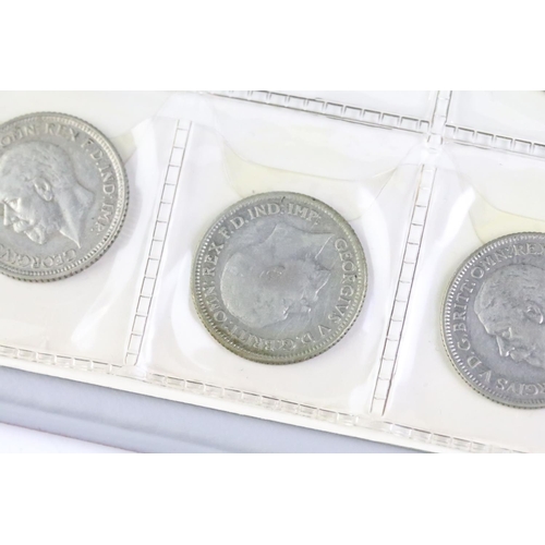 289 - A collection of British pre decimal sixpence coins to include Queen Victoria, King Edward VII, King ... 