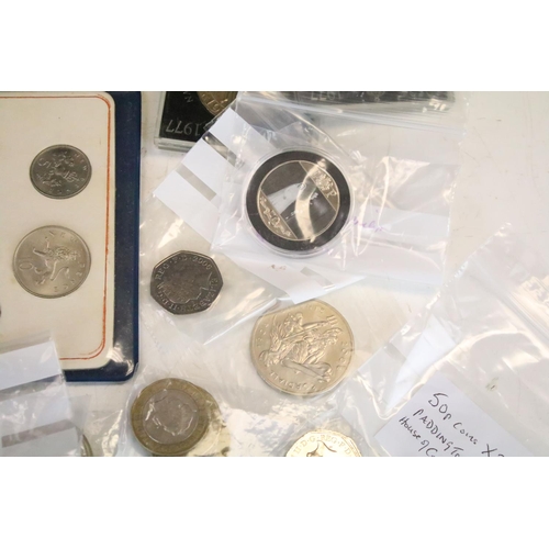 5 - A Collection Of Mainly British Collectable Circulated And uncirculated Coins To Include 50p And £2 e... 