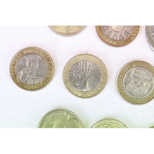 6 - A large collection of British circulated £2 coins to include Robert Stephenson, William Shakespeare ... 