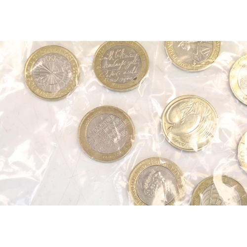 6 - A large collection of British circulated £2 coins to include Robert Stephenson, William Shakespeare ... 