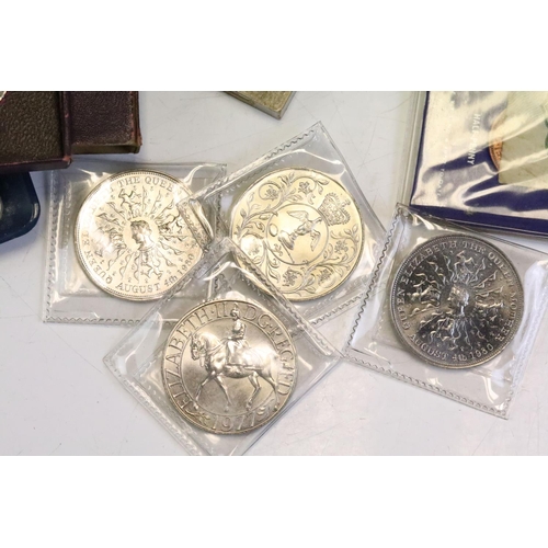 128 - A collection of coins to include a 1966 Queen Elizabeth II cased specimen set, 1968 first & second i... 