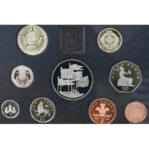 51 - A collection of seven Royal Mint uncirculated proof year sets to include 1997, 1999, 1998, 1996, 199... 