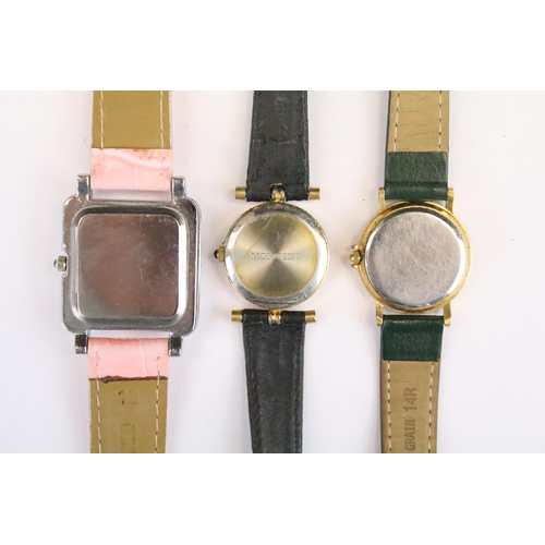 401 - A large collection of vintage and contemporary ladies mechanical and quartz wristwatches to include ... 