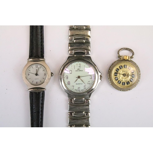 401 - A large collection of vintage and contemporary ladies mechanical and quartz wristwatches to include ... 