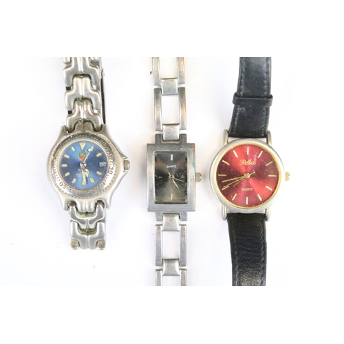 401 - A large collection of vintage and contemporary ladies mechanical and quartz wristwatches to include ... 