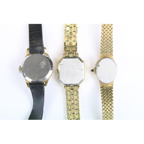 401 - A large collection of vintage and contemporary ladies mechanical and quartz wristwatches to include ... 