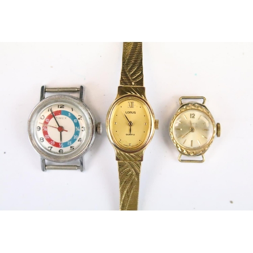 401 - A large collection of vintage and contemporary ladies mechanical and quartz wristwatches to include ... 