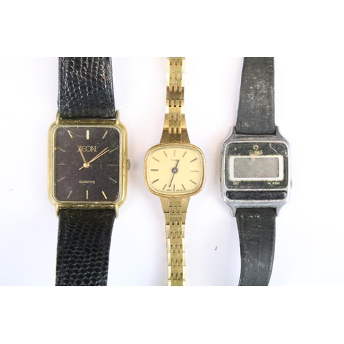 401 - A large collection of vintage and contemporary ladies mechanical and quartz wristwatches to include ... 