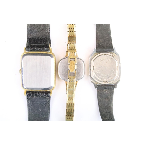 401 - A large collection of vintage and contemporary ladies mechanical and quartz wristwatches to include ... 