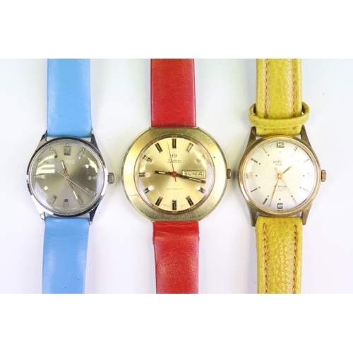 404 - A collection of thirteen mechanical wristwatches to include Esprit, Accurist, Buler, Cyma, Majek, Li... 