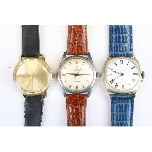 404 - A collection of thirteen mechanical wristwatches to include Esprit, Accurist, Buler, Cyma, Majek, Li... 