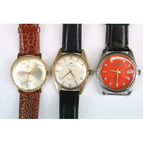 406 - A collection of twelve mechanical wristwatches to include Ingersoll, Bakobe, Winegartons, Verity, Le... 