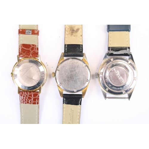 406 - A collection of twelve mechanical wristwatches to include Ingersoll, Bakobe, Winegartons, Verity, Le... 