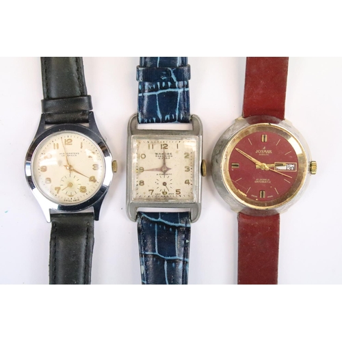 406 - A collection of twelve mechanical wristwatches to include Ingersoll, Bakobe, Winegartons, Verity, Le... 