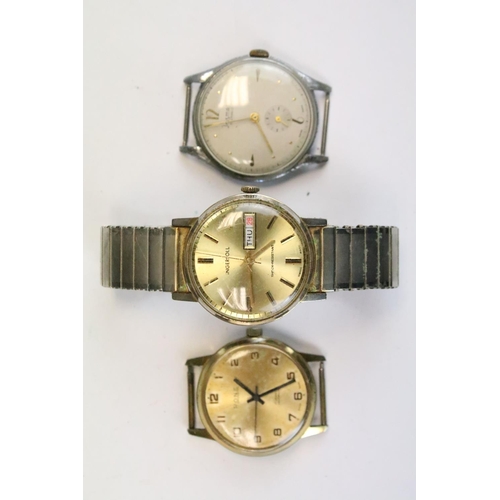 406 - A collection of twelve mechanical wristwatches to include Ingersoll, Bakobe, Winegartons, Verity, Le... 