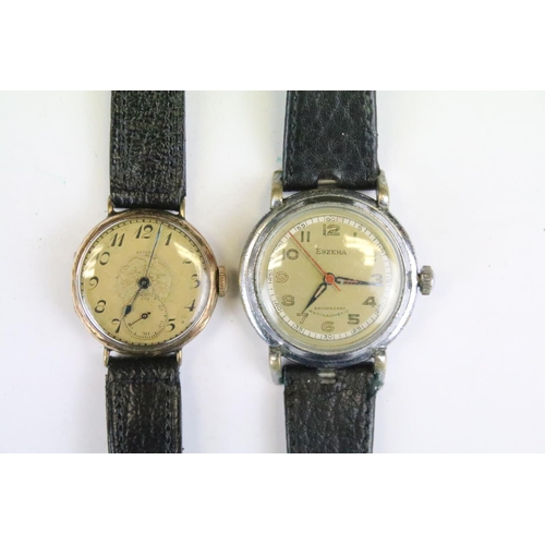 407 - A collection of seven vintage and contemporary mechanical and quartz wristwatches to include Rotary,... 