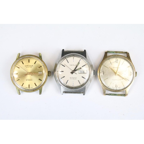 413 - A collection of twenty mainly mechanical vintage wristwatches to include Medana, Ingersoll, Hefik, S... 