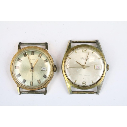 413 - A collection of twenty mainly mechanical vintage wristwatches to include Medana, Ingersoll, Hefik, S... 