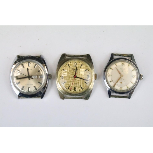 413 - A collection of twenty mainly mechanical vintage wristwatches to include Medana, Ingersoll, Hefik, S... 