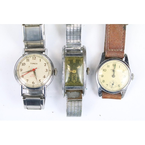 415 - A collection of twenty mainly mechanical vintage wristwatches to include Verander, Timex, Kelton, Jo... 