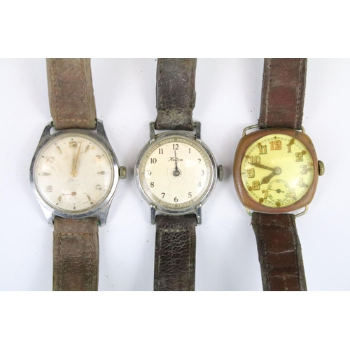 415 - A collection of twenty mainly mechanical vintage wristwatches to include Verander, Timex, Kelton, Jo... 