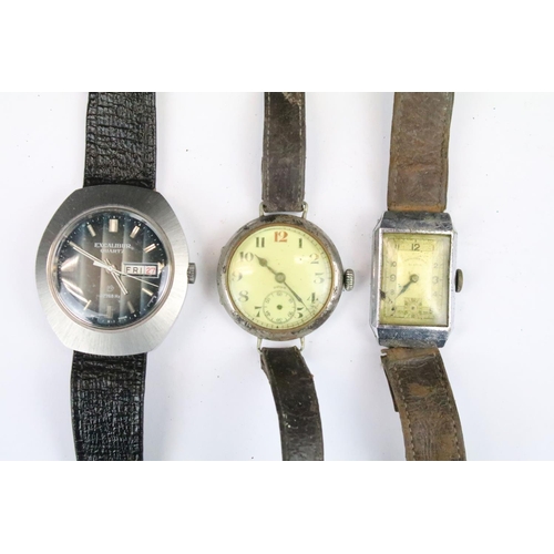 415 - A collection of twenty mainly mechanical vintage wristwatches to include Verander, Timex, Kelton, Jo... 