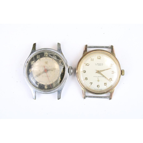 416 - A collection of twenty mainly mechanical vintage wristwatches to include Chas Hart, Smiths, Valex, O... 