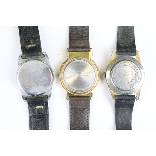 416 - A collection of twenty mainly mechanical vintage wristwatches to include Chas Hart, Smiths, Valex, O... 